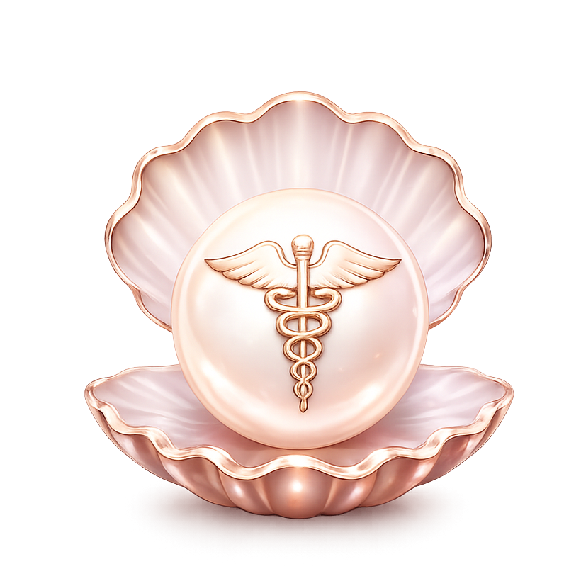 this is logo of THE PEARL HOMEOPATHY CLINIC